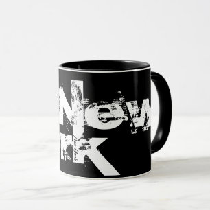 New York - Cool Black And White Style Mug