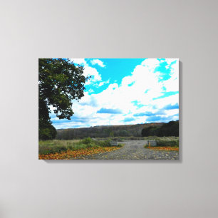 NEW YORK COUNTRY ROAD canvas Print