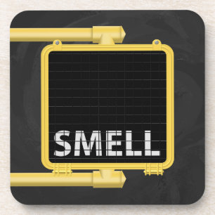New York Crosswalk Sign Smell Coaster