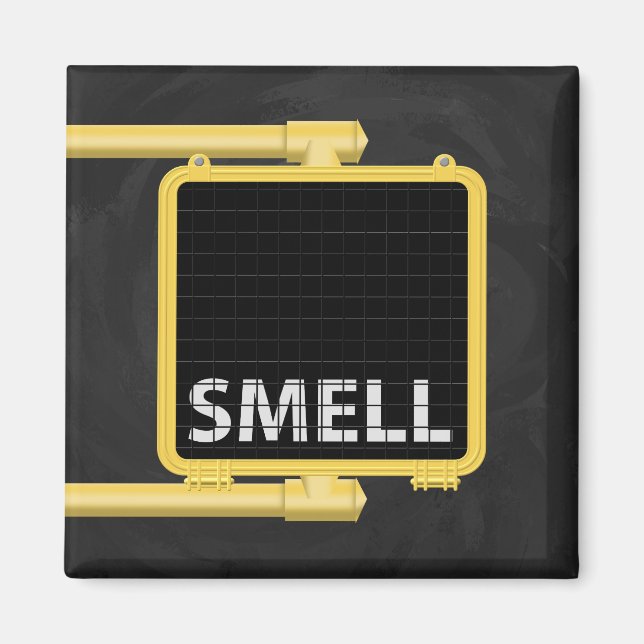 New York Crosswalk Sign Smell Magnet (Front)