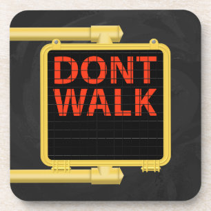 New York Crosswalk Sign Walk Coaster