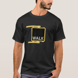 New York Crosswalk Sign Walk T-Shirt