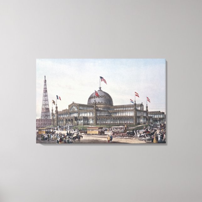 New York Crystal Palace Canvas Print (Front)