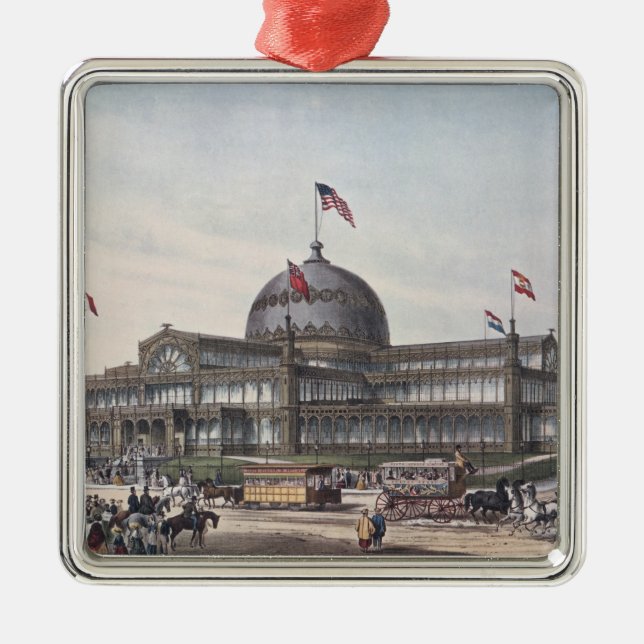 New York Crystal Palace Metal Tree Decoration (Front)