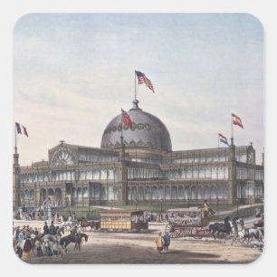 New York Crystal Palace Square Sticker