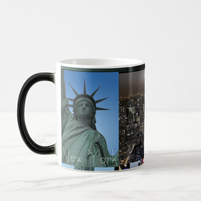 New York Cup Cityscape New York Night Mug (Left)