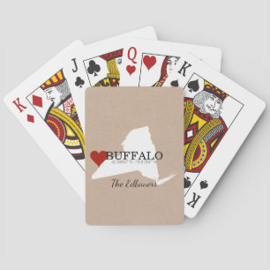 New York Custom GPS Coordinate Playing Cards