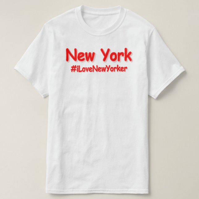 "New York" Cute Design. Buy Now T-Shirt (Design Front)