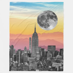 New York Dream Fleece Blanket