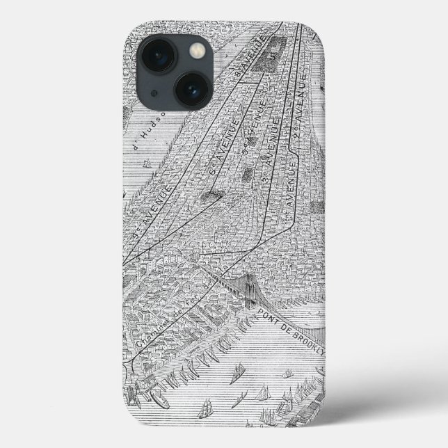 New York: El Train, C1878 Case-Mate iPhone Case (Back)