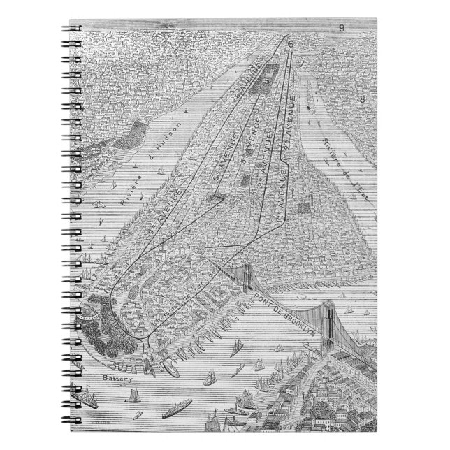 New York: El Train, C1878 Notebook (Front)