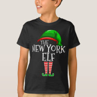 New York Elf Matching Family Christmas Gift City F