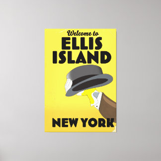 New York Ellis Island Canvas Print