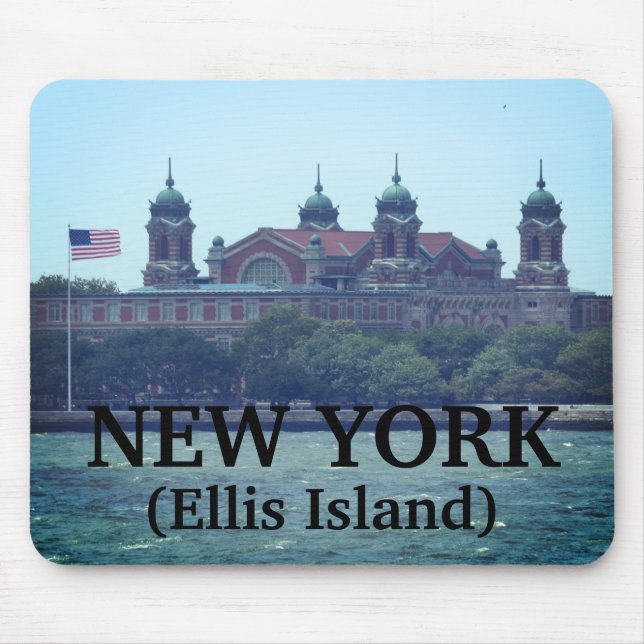 New York Ellis Island Mouse Mat (Front)