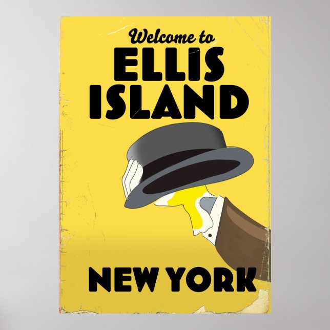New York Ellis Island Poster (Front)