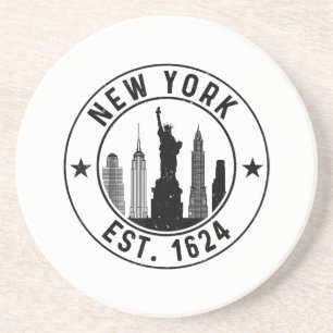New York Est. 1624 New York City Lover Nyc  Coaster