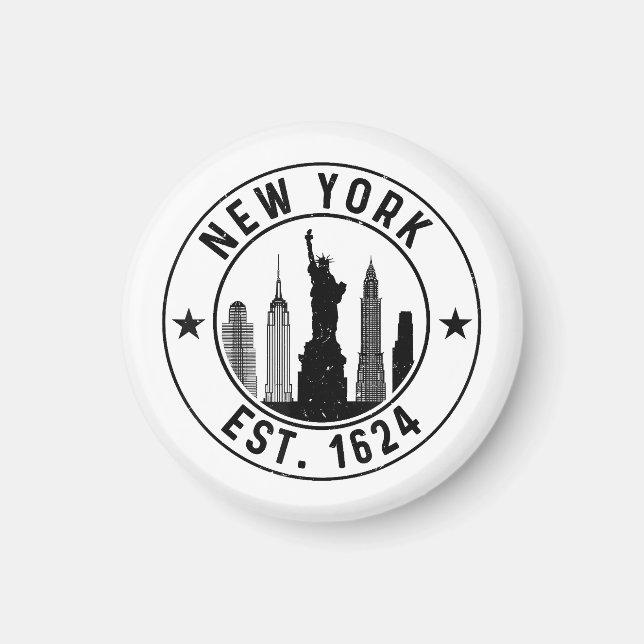 New York Est. 1624 New York City Lover Nyc  Magnet (Front)