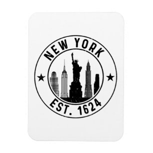 New York Est. 1624 New York City Lover Nyc  Magnet