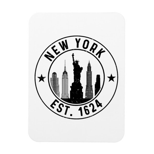 New York Est. 1624 New York City Lover Nyc  Magnet (Vertical)
