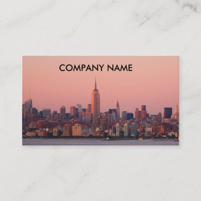 New York Evening Business Cards (Front)