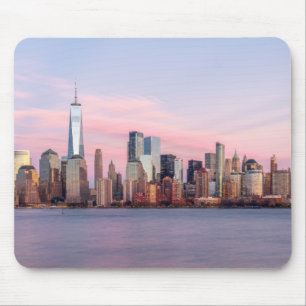 New York Evening Skyline Mouse Mat