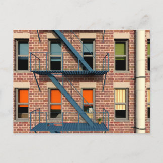 New York facade Postcard
