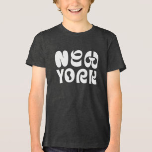 New York fancy logo design Tri-Blend Shirt