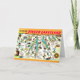 New York Finger Lakes Card