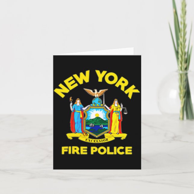 New York Fire Lice Department Firefighters  Card (Front)