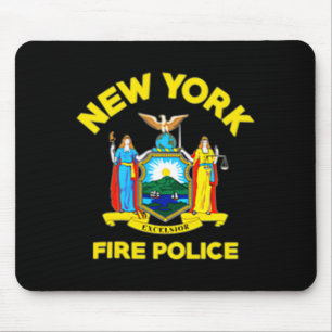 New York Fire Lice Department Firefighters  Mouse Mat