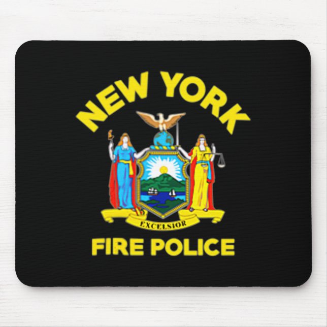 New York Fire Lice Department Firefighters  Mouse Mat (Front)