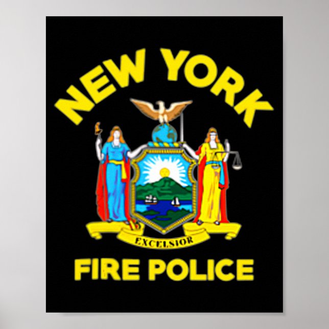 New York Fire Lice Department Firefighters  Poster (Front)
