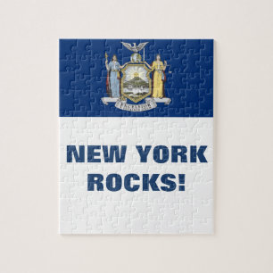NEW YORK FLAG JIGSAW PUZZLE