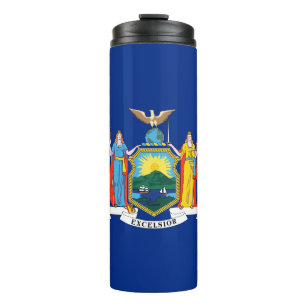 New York Flag, The Empire State, American Colonies Thermal Tumbler