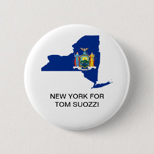 NEW YORK FOR TOM SUOZZI GOVERNOR BUTTON
