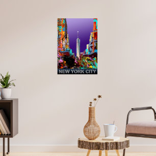 New York freedom tower Poster
