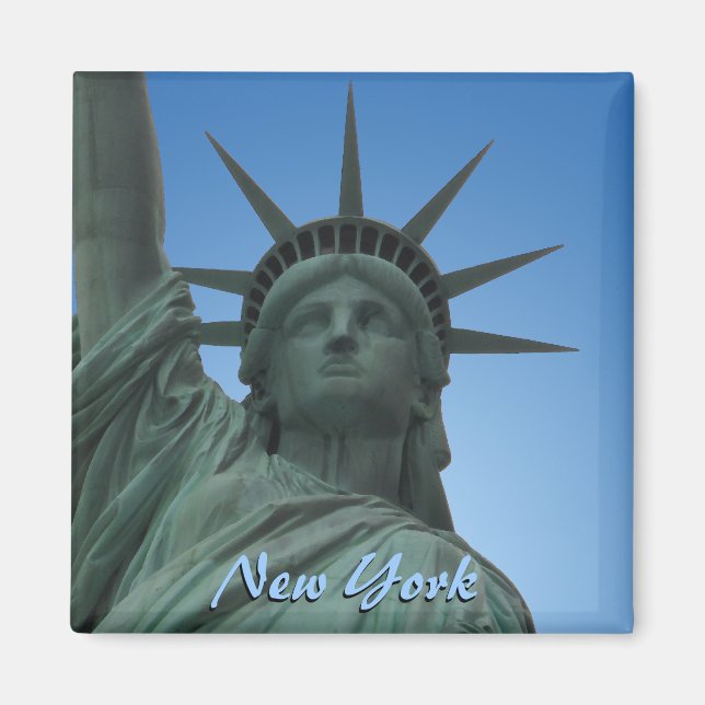 New York Fridge Magnet NY Souvenir Magnet (Front)