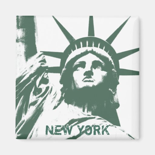 Image of New York Fridge Magnet NY Souvenir Magnet