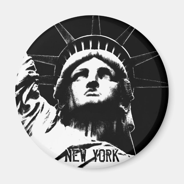 New York Fridge Magnet NY Souvenir Magnet (Front)