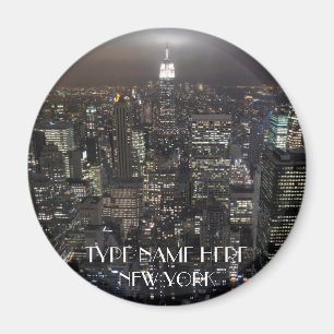 New York Fridge Magnet Personalised NYC Magnet