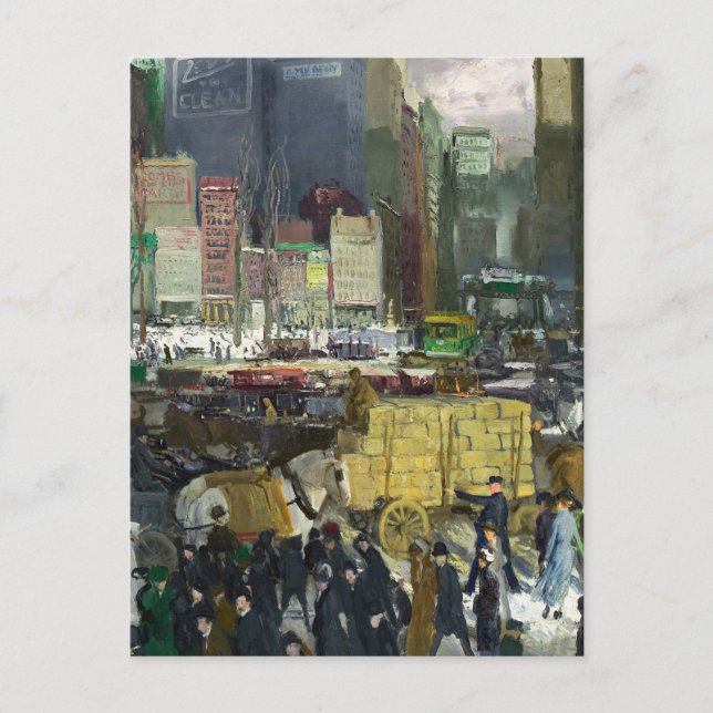 New York - George Bellows Postcard (Front)