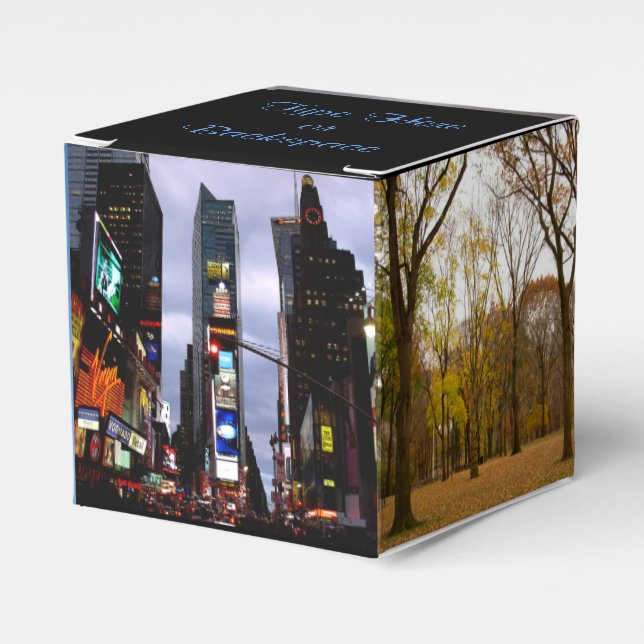 New York Gift Box Personalised Manhattan Boxes (Front Side)