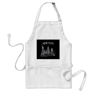 New York Gifts for Men Women NY City Vintage Urban Standard Apron