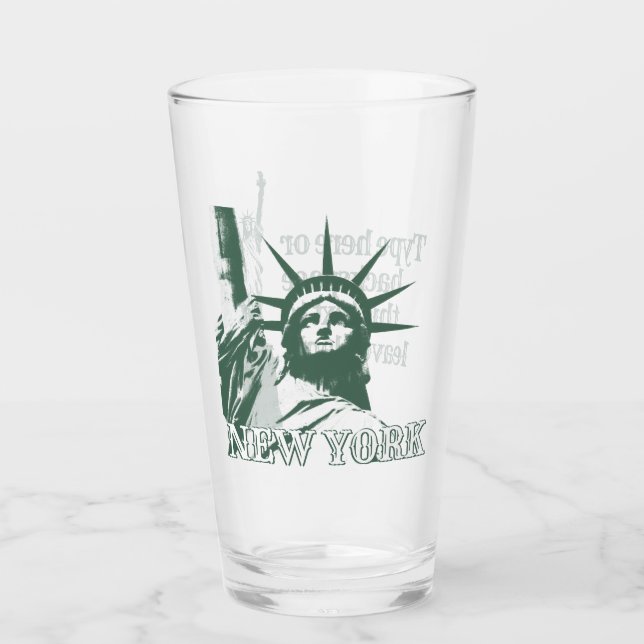 New York Glasses Personalised New York Souvenirs (Front)