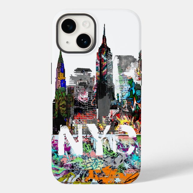 New York graffiti Case-Mate iPhone Case (Back)