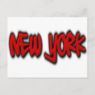 New York Graffiti Postcard