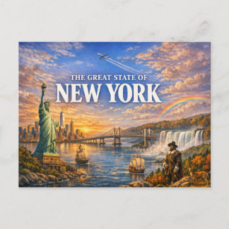 New York Greetings Postcard
