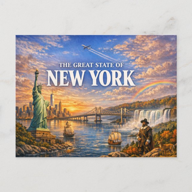 New York Greetings Postcard  (Front)