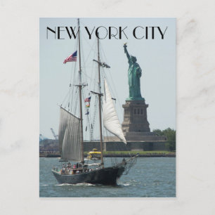 New York Harbour Statue of Liberty Postcard