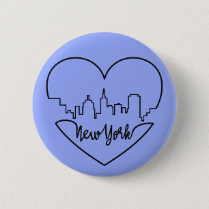 New York Heart button